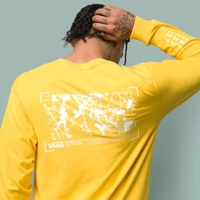 66 Supply Long Sleeve TShirt Lemon Chrome TShirts and Tanks Vans Men