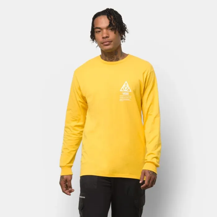 66 Supply Long Sleeve TShirt Lemon Chrome TShirts and Tanks Vans Men 66 Supply Long Sleeve TShirt Lemon Chrome TShirts and Tanks Vans Men