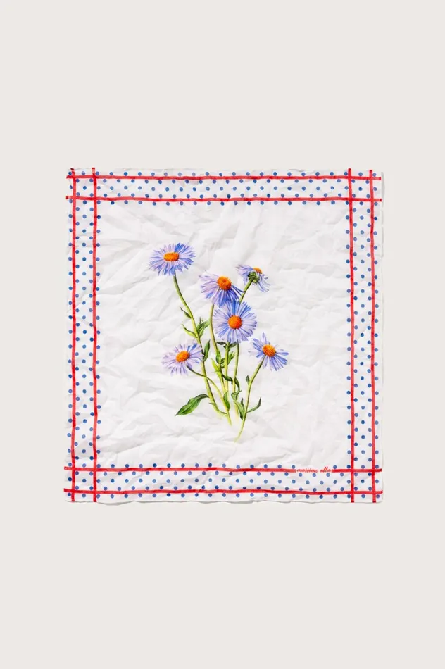 Accessories HANKY1 8211 Printed Cotton Handkerchief 8211 Royal Massimo Alba Handkerchiefs Accessories HANKY1 8211 Printed Cotton Handkerchief 8211 Royal Massimo Alba Handkerchiefs