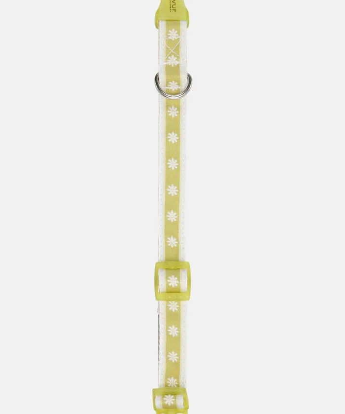 Accessories Ilse Jacobsen Vov and Vuf Dog Collar W Flowers 8211 White