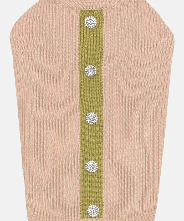 Accessories Ilse Jacobsen Vov and Vuf Dog Knit 8211 Soft Coral