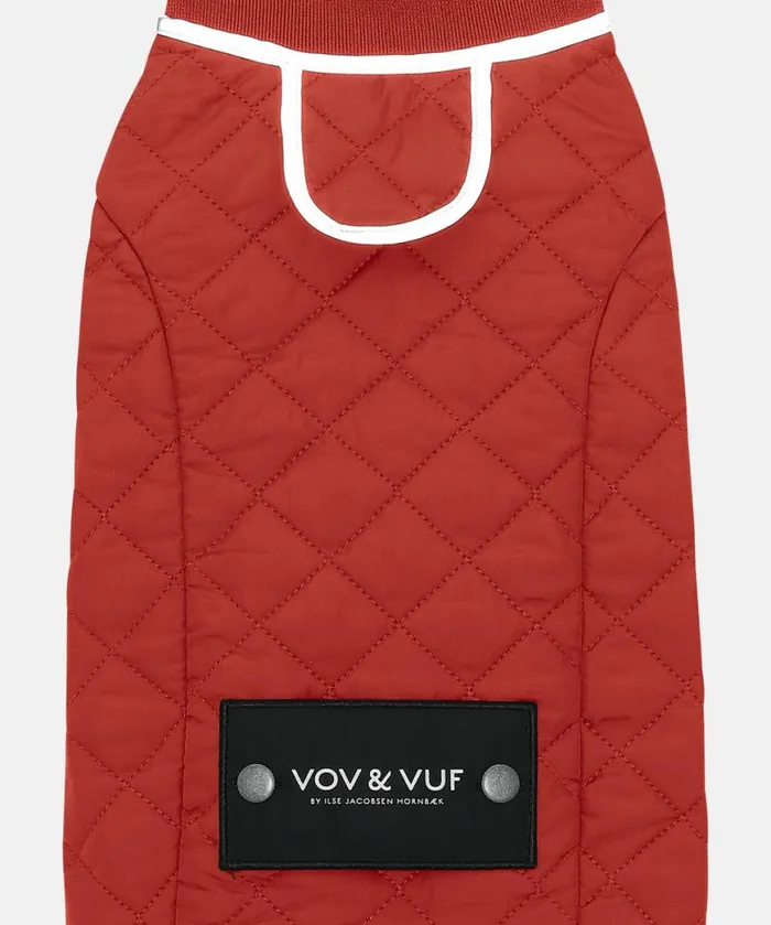 Accessories Ilse Jacobsen Vov and Vuf Dog Quilt Coat 8211 Brick Red Accessories Ilse Jacobsen Vov and Vuf Dog Quilt Coat 8211 Brick Red