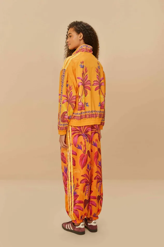 Adidas Tropical Breeze Bright Orange Pants Women FARM Rio Pants Adidas Tropical Breeze Bright Orange Pants Women FARM Rio Pants