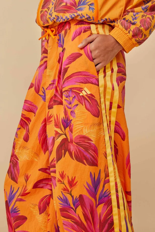 Adidas Tropical Breeze Bright Orange Pants Women FARM Rio Pants Adidas Tropical Breeze Bright Orange Pants Women FARM Rio Pants