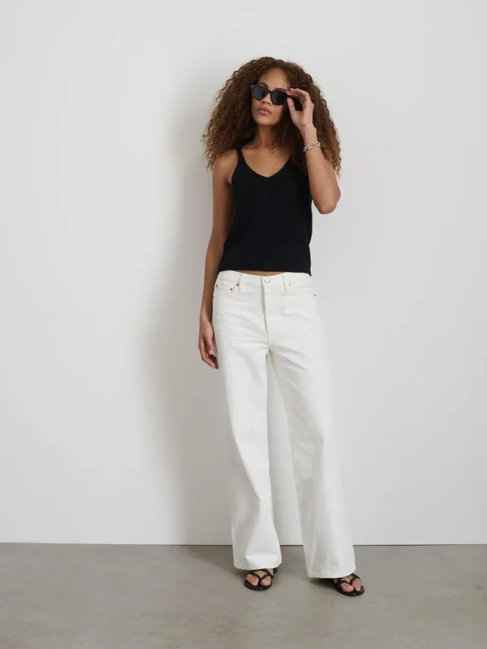 Alex Mill Alek Wide Leg Jean Sea Salt Women Pants