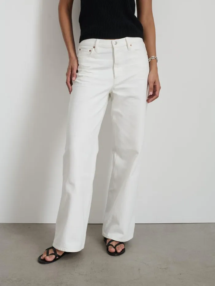 Alex Mill Alek Wide Leg Jean Sea Salt Women Pants