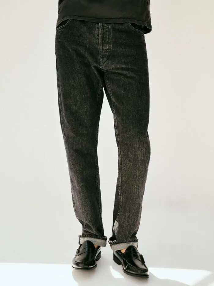 Alex Mill AM Original 5 Pocket Jean Vintage Black Wash Men Denim