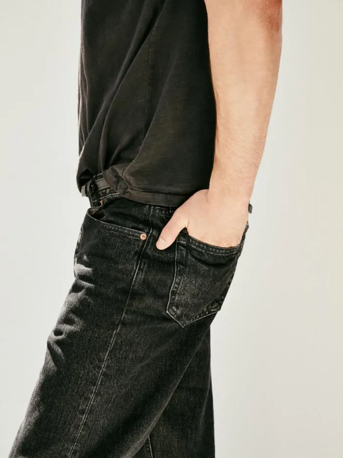 Alex Mill AM Original 5 Pocket Jean Vintage Black Wash Men Denim