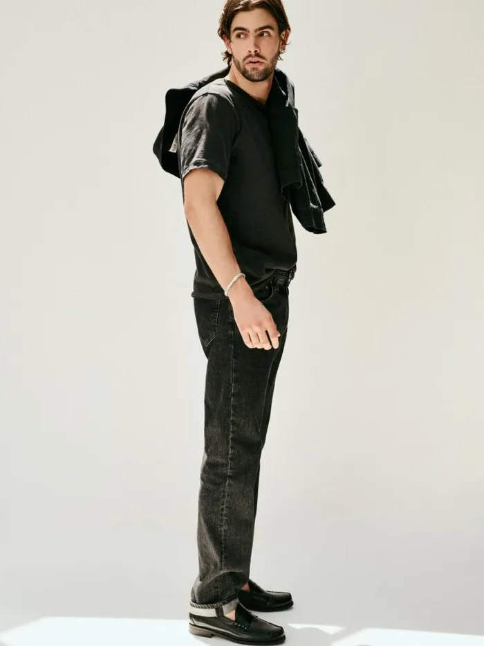 Alex Mill AM Original 5 Pocket Jean Vintage Black Wash Men Denim