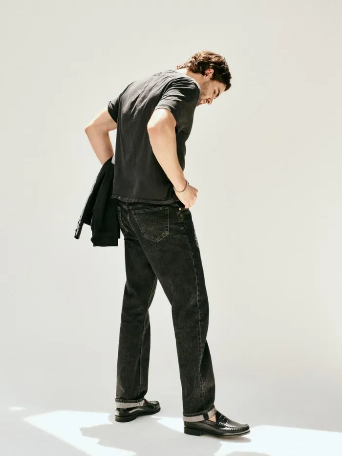 Alex Mill AM Original 5 Pocket Jean Vintage Black Wash Men Denim