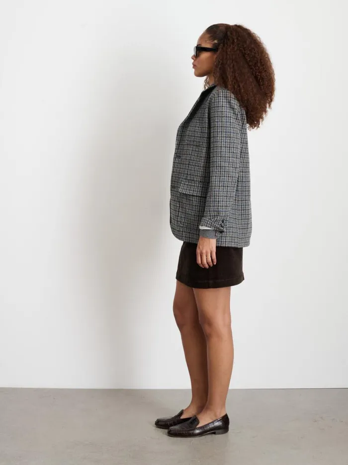 Alex Mill Amalie Blazer In Wool Tweed Women Jackets Outerwear
