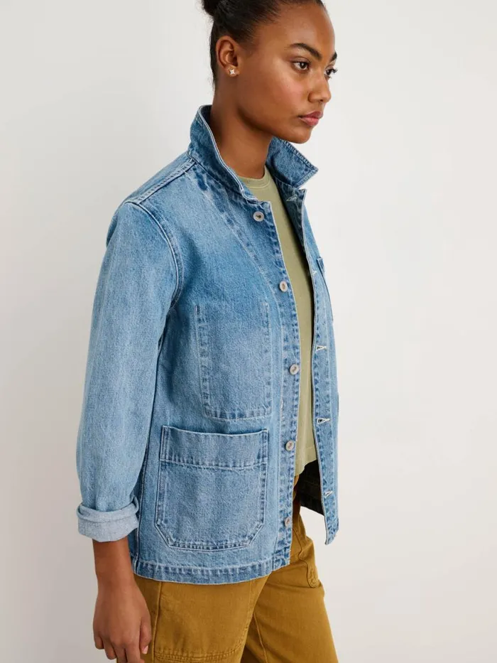 Alex Mill Britt Work Jacket In Denim Women Denim