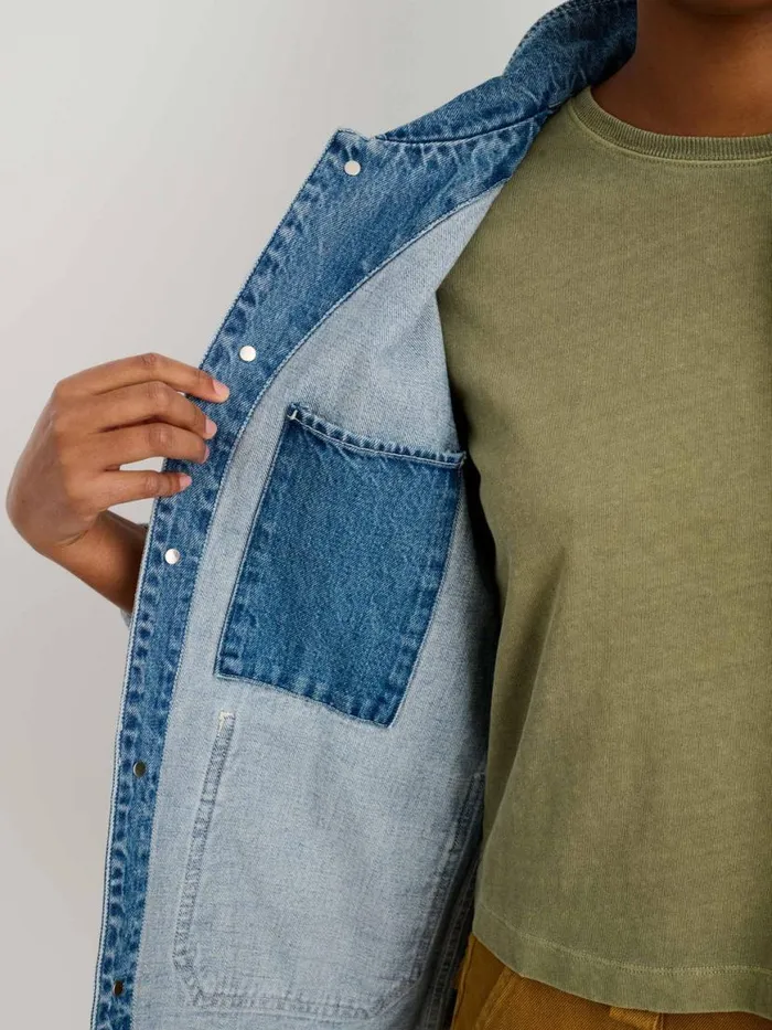 Alex Mill Britt Work Jacket In Denim Women Denim