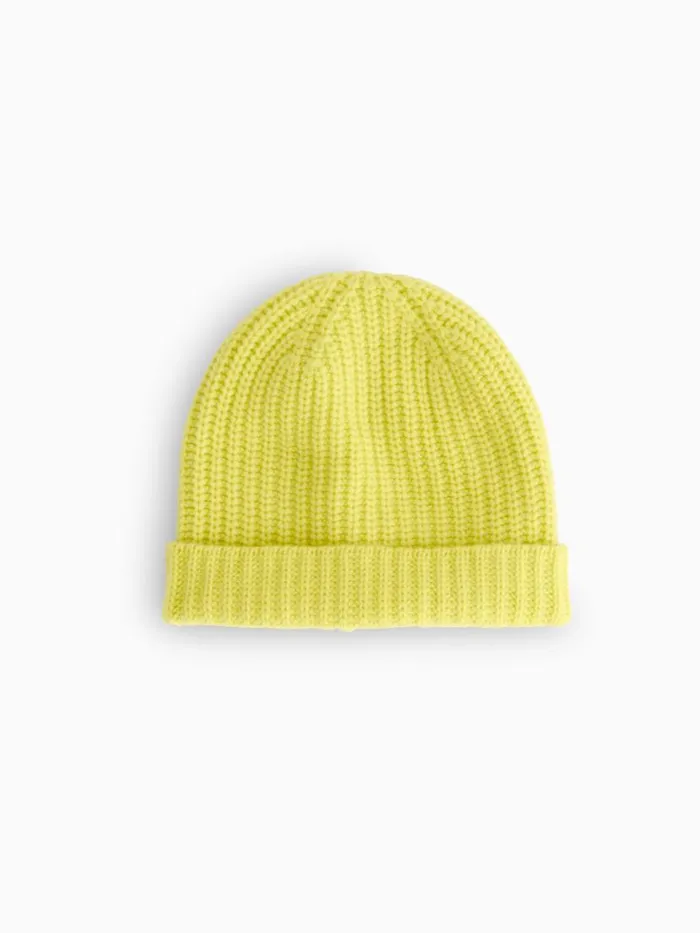 Alex Mill Cashmere Beanie Citron Women Accessories