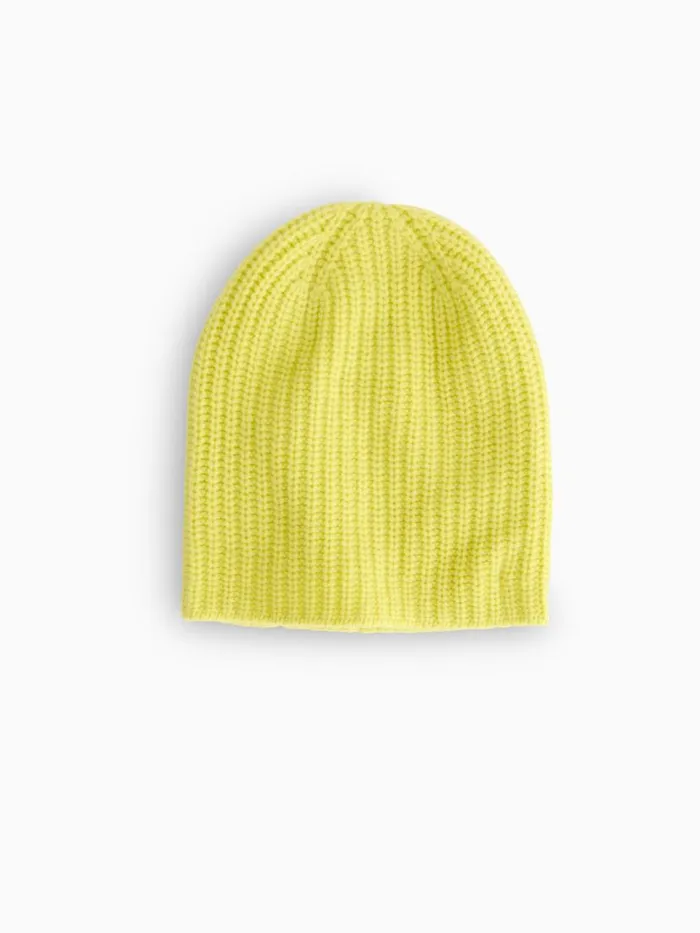 Alex Mill Cashmere Beanie Citron Women Accessories