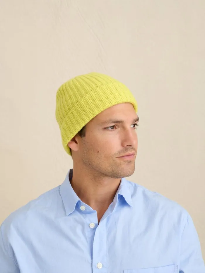Alex Mill Cashmere Beanie Citron Women Accessories
