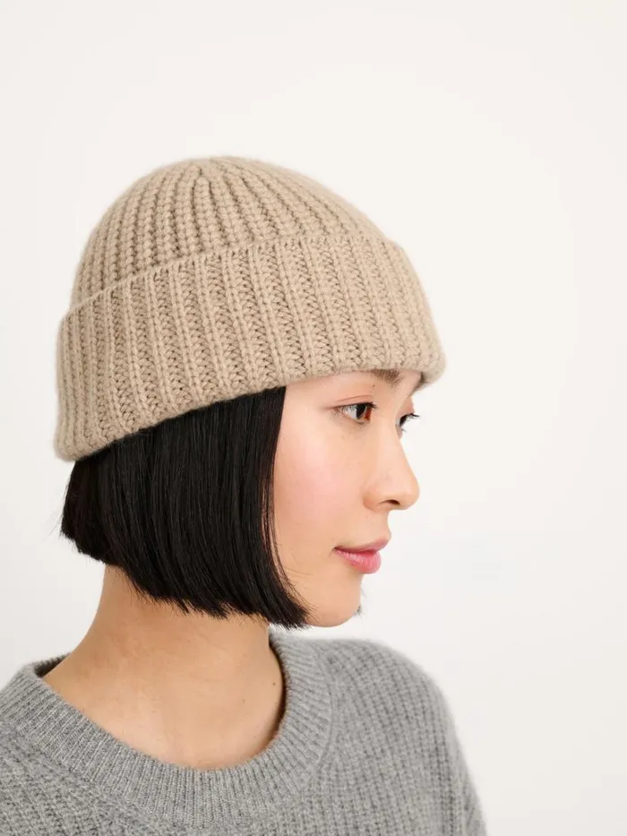 Alex Mill Cashmere Beanie Gravel Women Accessories