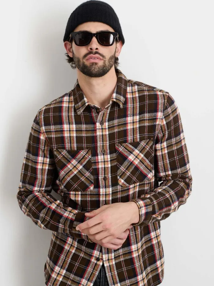 Alex Mill Chore Shirt In Vintage Wash Flannel Men Shirts