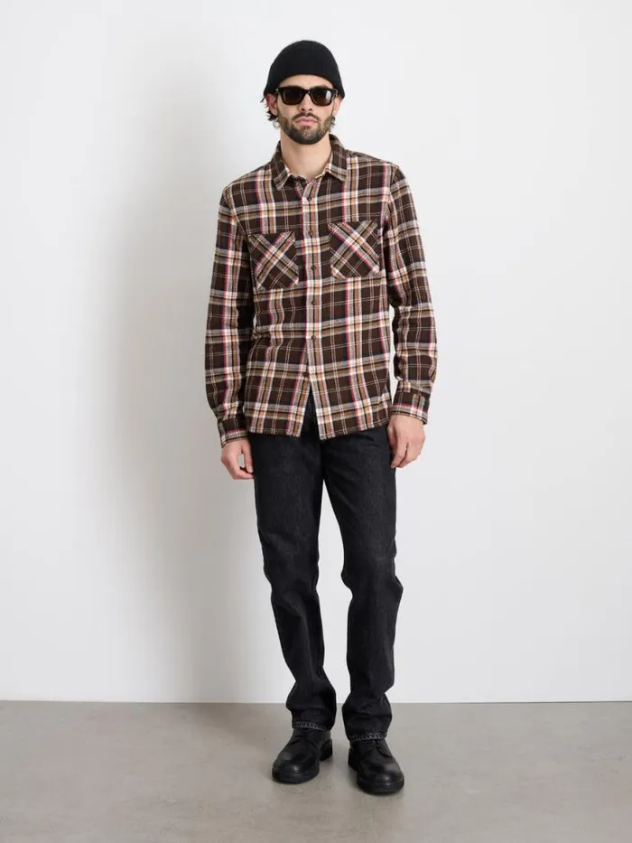 Alex Mill Chore Shirt In Vintage Wash Flannel Men Shirts