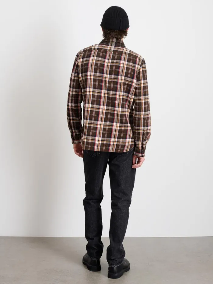 Alex Mill Chore Shirt In Vintage Wash Flannel Men Shirts