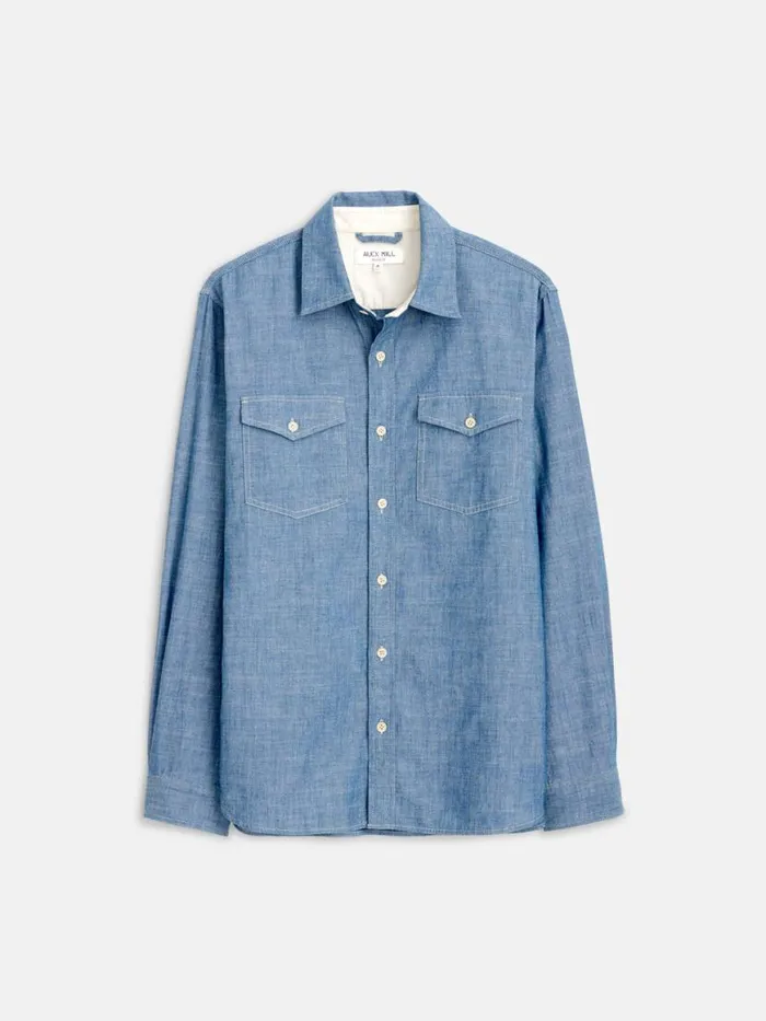 Alex Mill Fred Shirt In Chambray Men Shirts