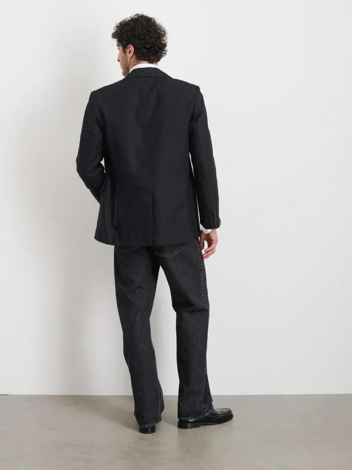 Alex Mill Grant Blazer In Cotton Twill Anthracite Men Suiting Blazers