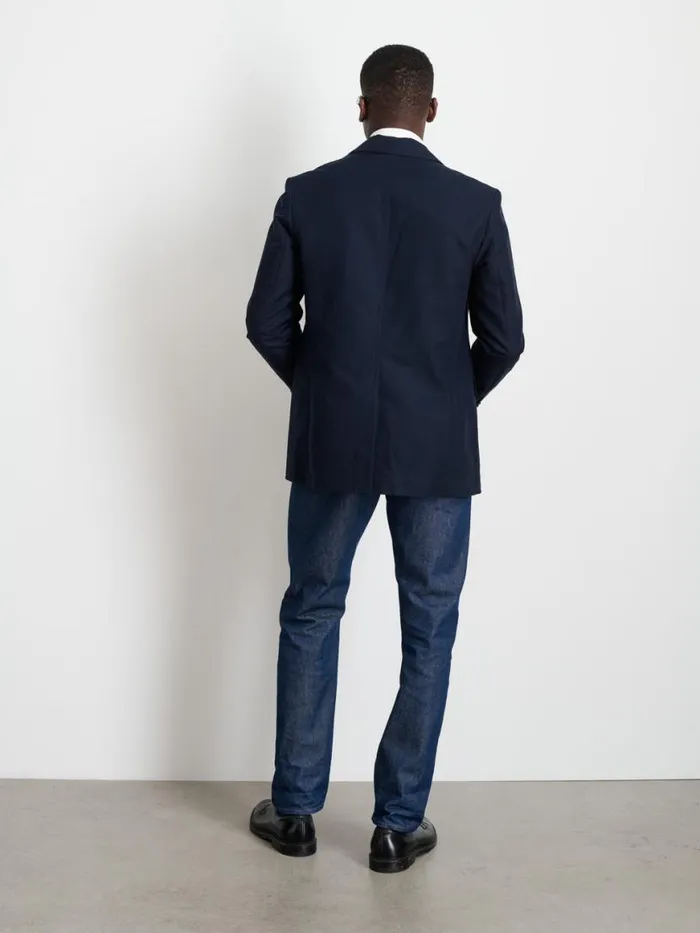 Alex Mill Grant Blazer In Cotton Twill Dark Navy Men Suiting Blazers