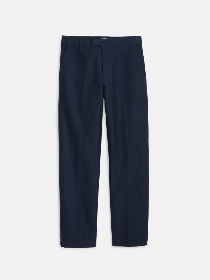 Alex Mill Grant Trouser In Cotton Twill Dark Navy Men Suiting Blazers