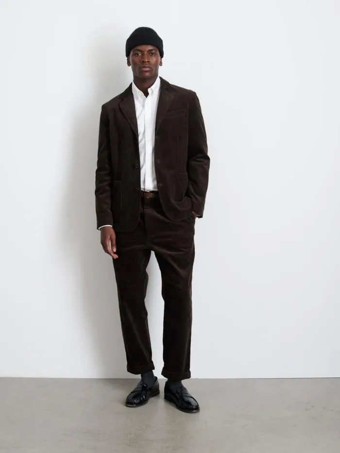 Alex Mill Mill Blazer In Corduroy Chocolate Men Suiting Blazers Alex Mill Mill Blazer In Corduroy Chocolate Men Suiting Blazers