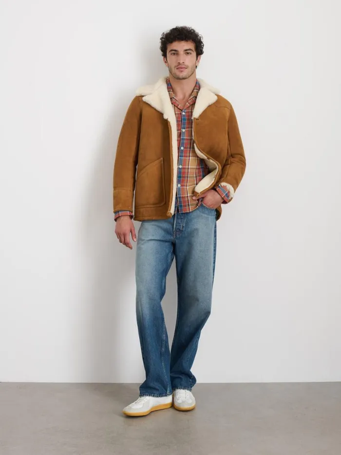 Alex Mill Owen Barry X Alex Mill Shearling Rodeo Jacket Women Jackets Outerwear