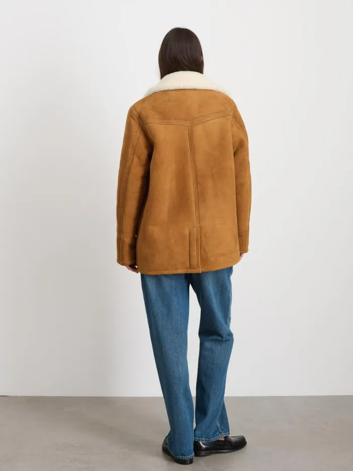 Alex Mill Owen Barry X Alex Mill Shearling Rodeo Jacket Women Jackets Outerwear