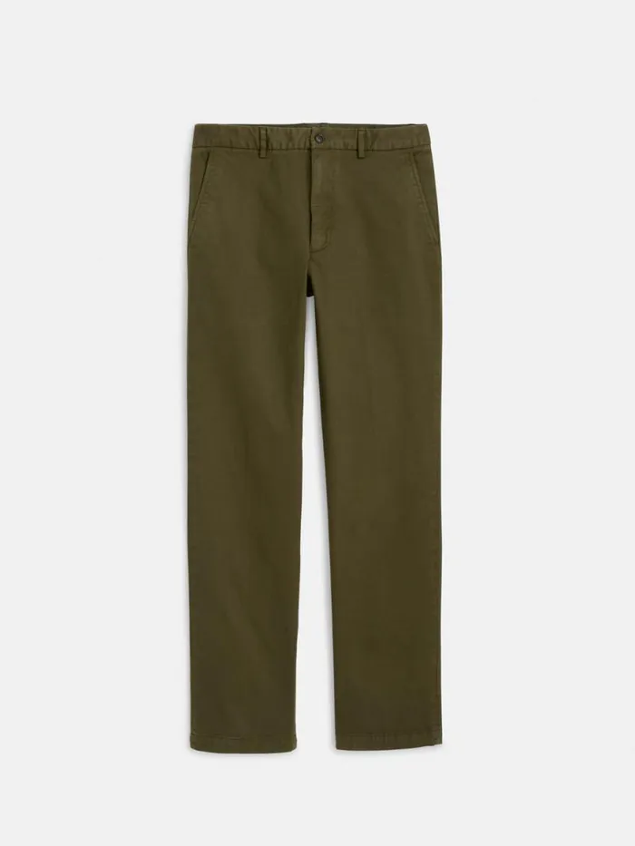 Alex Mill Slim Trouser In Chino Military Olive Men Pants