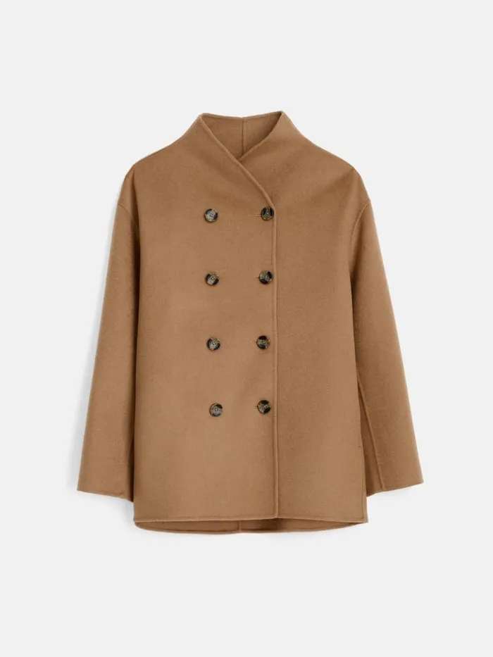 Alex Mill Sophia Coat In Wool Camel Women Jackets Outerwear