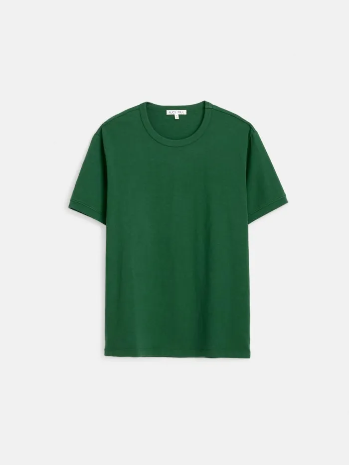 Alex Mill Standard TShirt In Slub Cotton Emerald Men Tees Polos