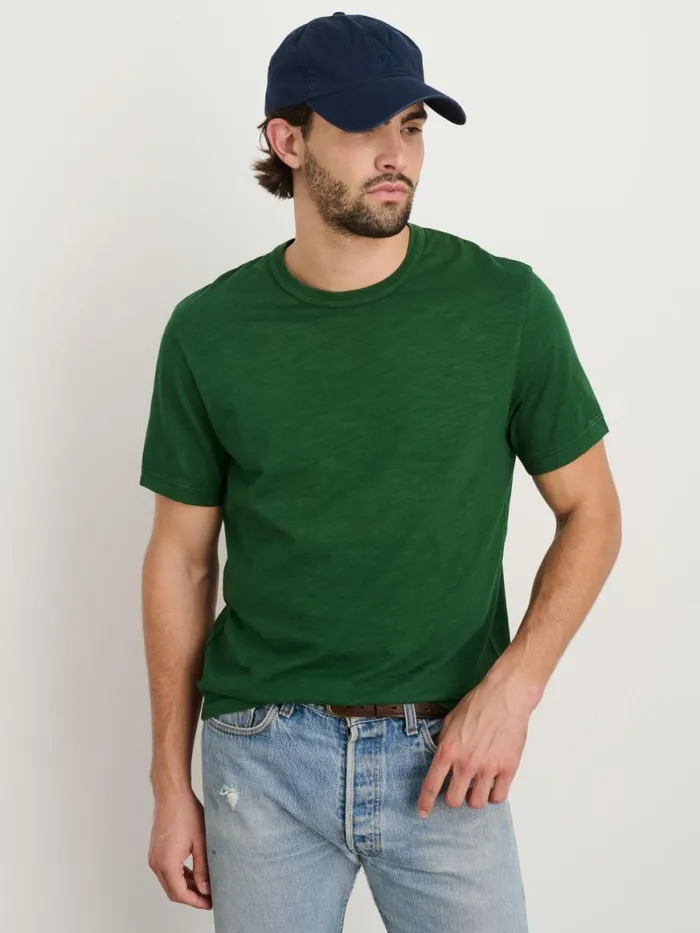 Alex Mill Standard TShirt In Slub Cotton Emerald Men Tees Polos
