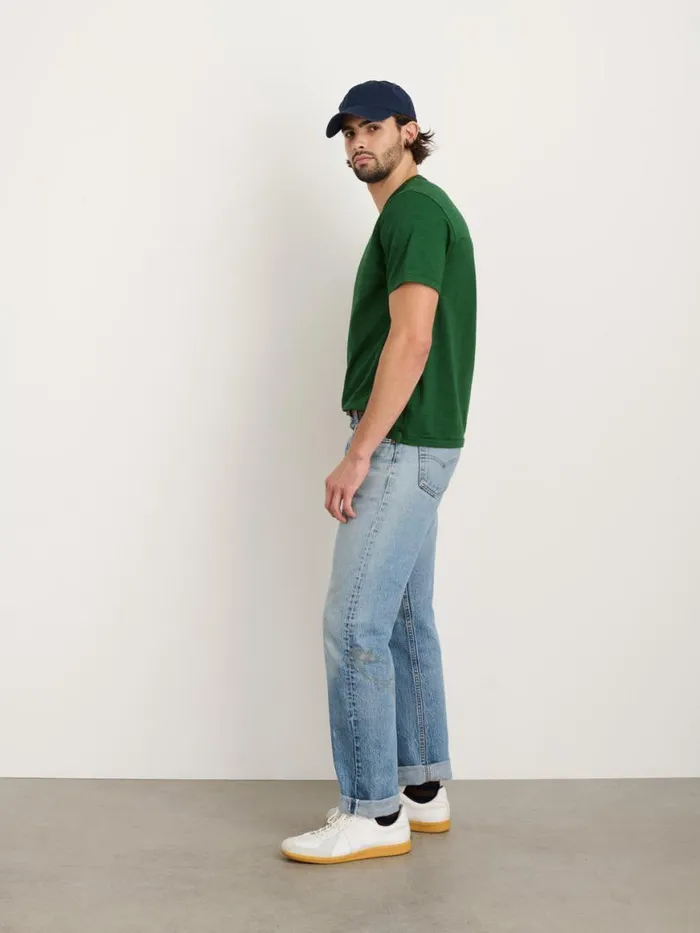 Alex Mill Standard TShirt In Slub Cotton Emerald Men Tees Polos