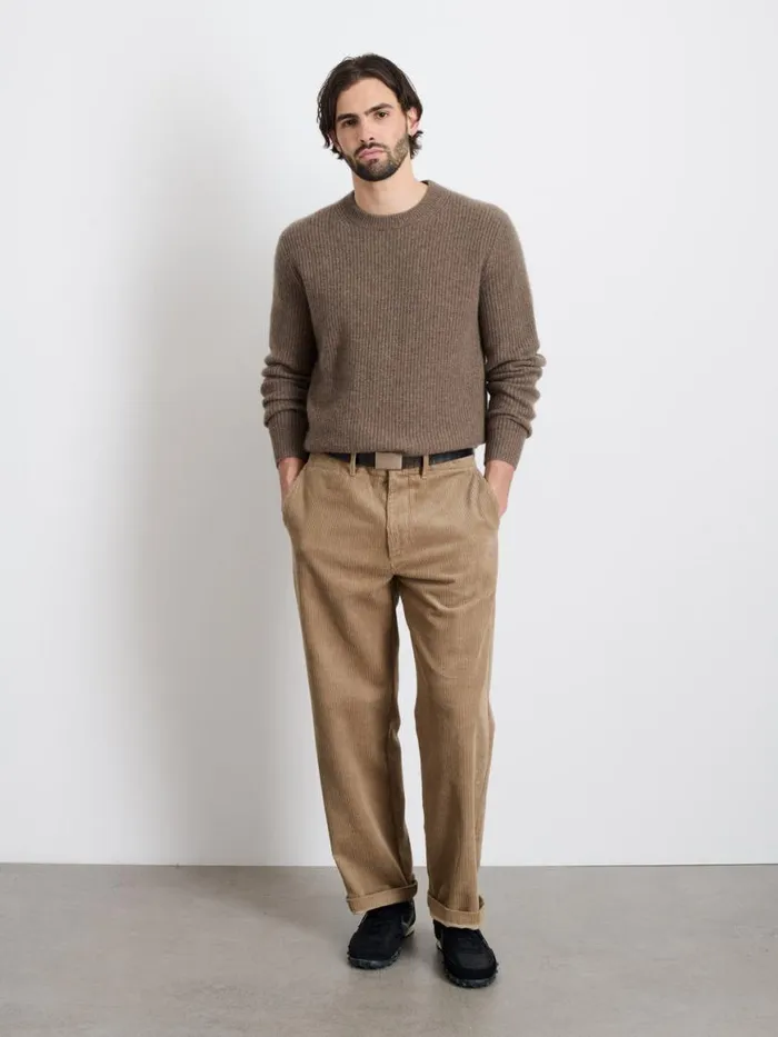 Alex Mill Straight Leg Pant In Corduroy Khaki Men Pants
