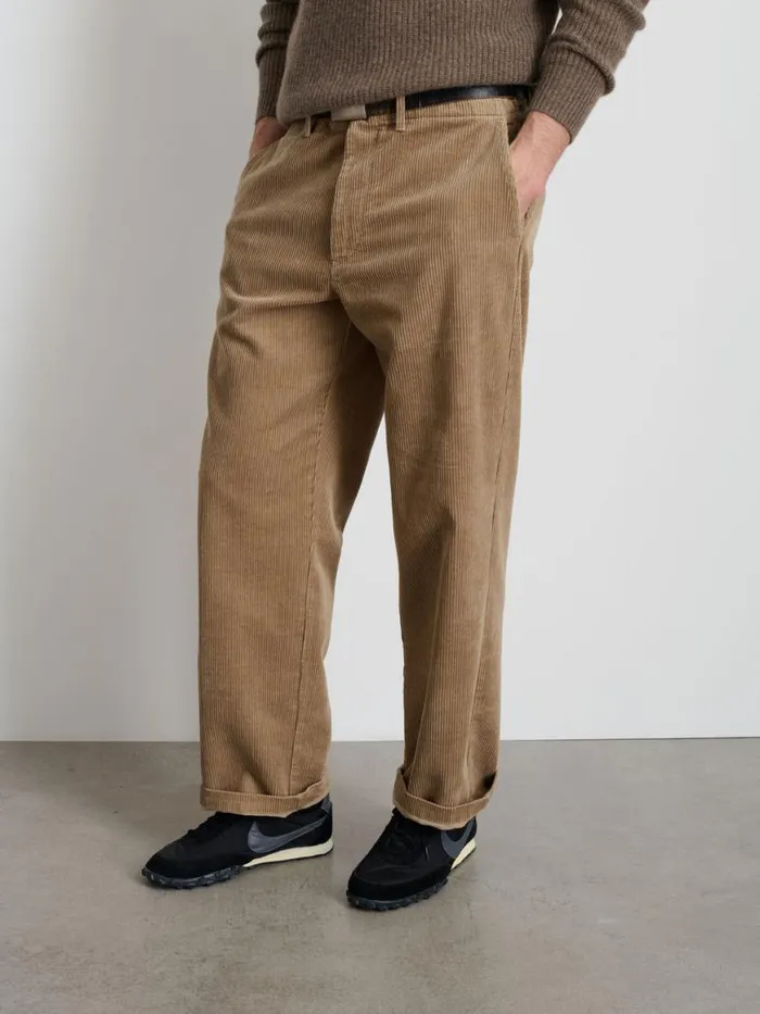 Alex Mill Straight Leg Pant In Corduroy Khaki Men Pants