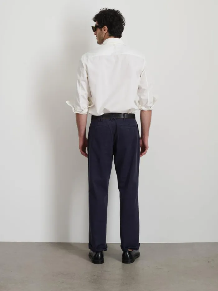 Alex Mill Straight Leg Pant In Vintage Washed Chino Dark Navy Men Suiting Blazers