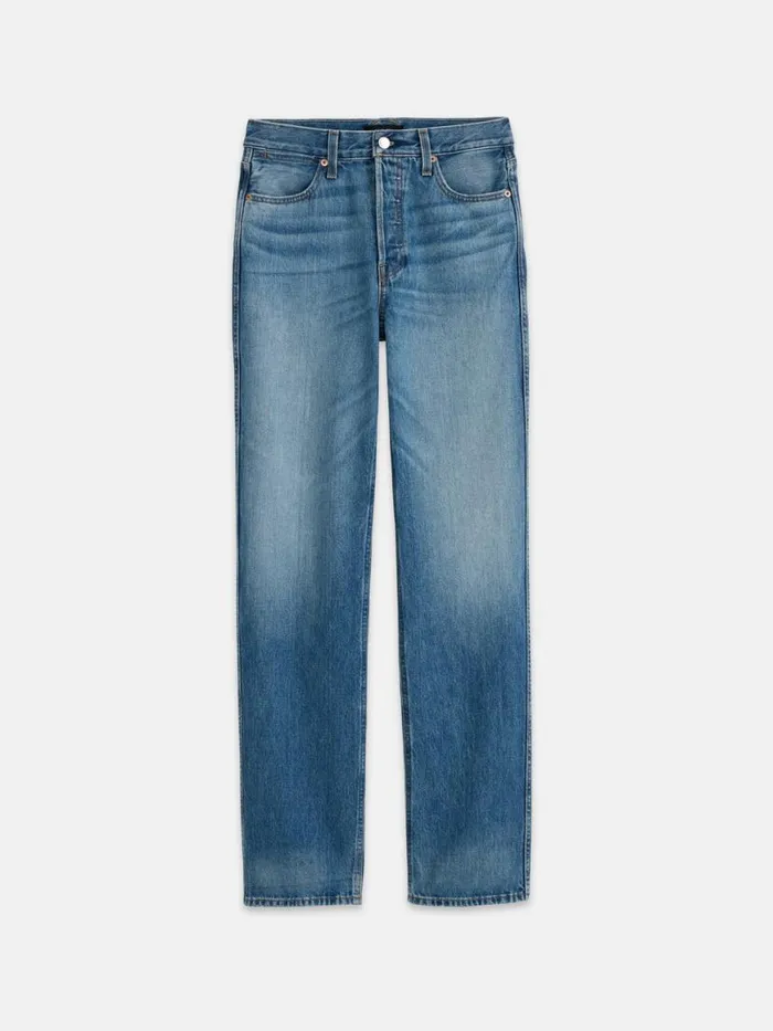 Alex Mill The Carla High Rise Straight Vintage Medium Indigo Women Pants