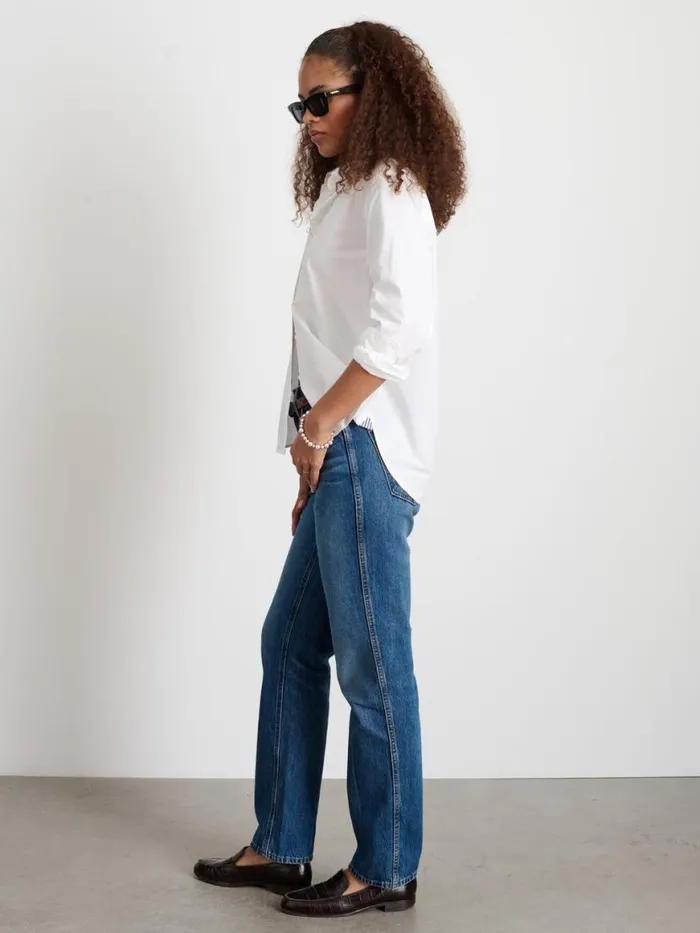 Alex Mill Val Shirt In Poplin White Women Shirts Tops
