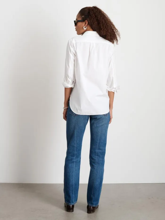 Alex Mill Val Shirt In Poplin White Women Shirts Tops