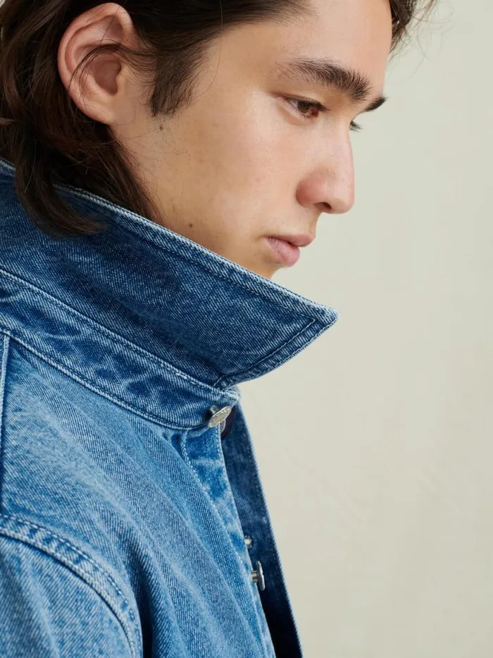 Alex Mill Work Jacket In Vintage Wash Denim Men Jackets Coats