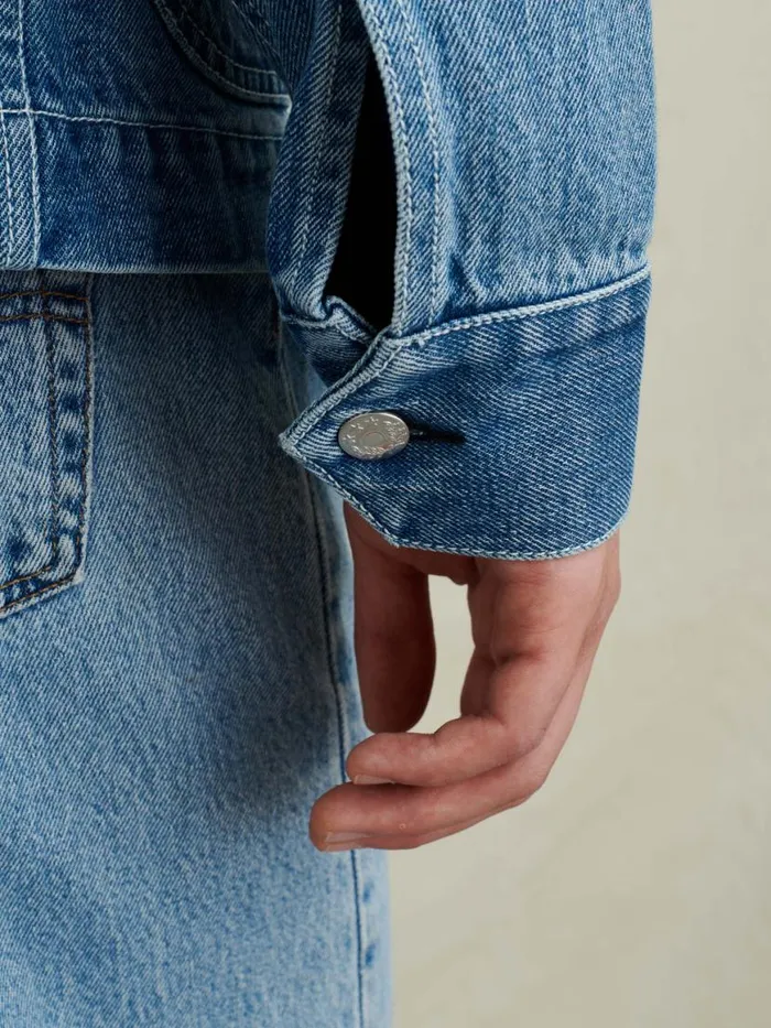 Alex Mill Work Jacket In Vintage Wash Denim Men Jackets Coats