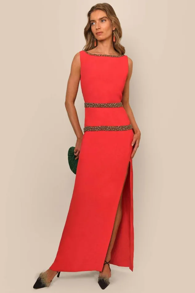 Alexia Red Women RIXO Dresses