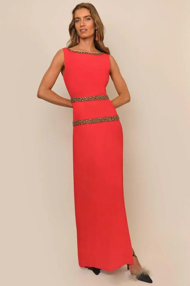 Alexia Red Women RIXO Dresses