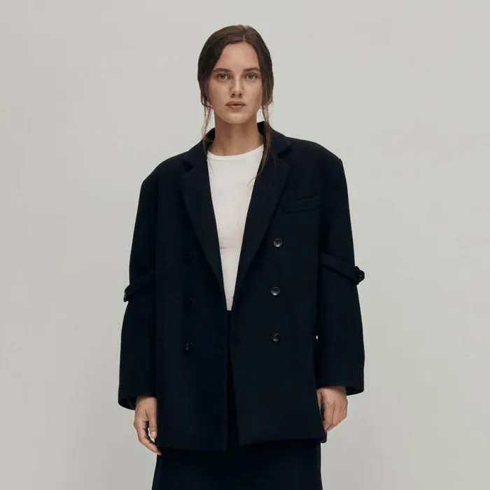 Amber Black Blazer Women ALOHAS Blazers Vests