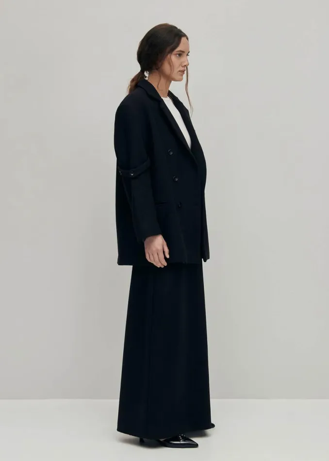 Amber Black Blazer Women ALOHAS Blazers Vests