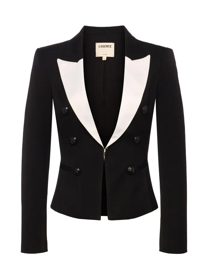 Andalusia Blazer Blackwhite Women L039Agence Matching Sets Andalusia Blazer Blackwhite Women L039Agence Matching Sets