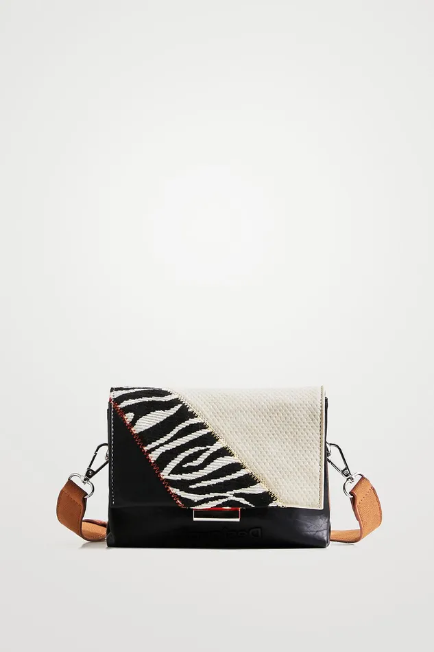 Animal Patchwork Sling Women Desigual Crossbody Bags